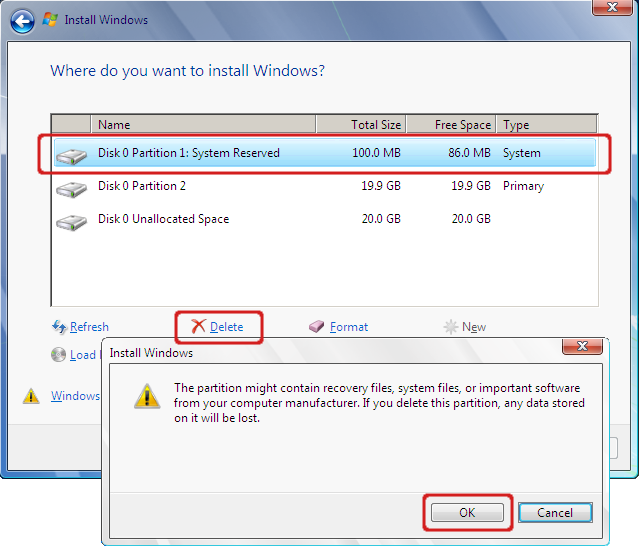 Delete Installation Files Windows 7